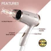 Ikonic Me Travel Express Hair Dryer - White (1 pc)