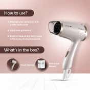 Ikonic Me Travel Express Hair Dryer - White (1 pc)