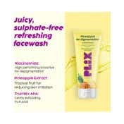 Plix 3% Tranexamic Acid Skin Perfecting Dewy Face Serum & Pineapple Foaming Face Wash Combo (2Pcs)
