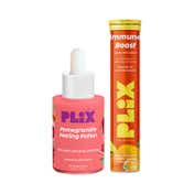 Plix Pomegranate Peeling Potion & Vitamin C Effervescent Tablets Combo (2Pcs)