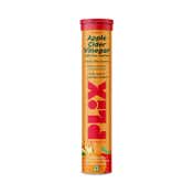 Plix Apple Cider Vinegar Effervescent Tablets with Mother Orange Squeeze (15 Tablets)