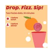 Plix Apple Cider Vinegar Effervescent Tablets with Mother Orange Squeeze (15 Tablets)
