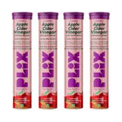 Plix L-Carnitine ACV Effervescent Tablets with Apple & Cinnamon (60 Tablets)