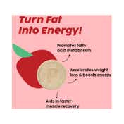 Plix L-Carnitine ACV Effervescent Tablets with Apple & Cinnamon (60 Tablets)
