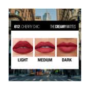 Maybelline New York Color Sensational Creamy Matte Lipstick - 612 Cherry Chic (3.9 g)