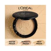 L'Oreal Paris Infallible 24H Oil Killer High Coverage Compact Powder SPF 32 PA +++ - 128 Natural Buff (6g)