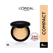 L'Oreal Paris Infallible 24H Oil Killer High Coverage Compact Powder SPF 32 PA +++ - 95 Light Linen (6g)