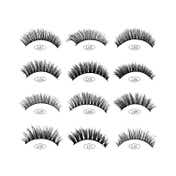Bronson Professional Eyelash Set 3D False Long & Natural Eye Makeup L07 (10 Pair)