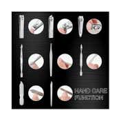 Bronson Professional Manicure & Pedicure 19-In-1 Tool Kit Set with Storage Box (1Pc)