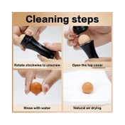 Bronson Professional Oil Absorbing Volcanic Face Roller - Black (1 pc)