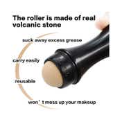Bronson Professional Oil Absorbing Volcanic Face Roller - Black (1 pc)