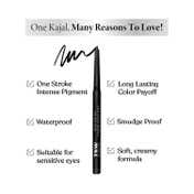 TNW The Natural Wash Eye Catchy Longstay Intense Kajal - Black Pearl (0.30 g)