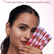 Gush Beauty X Palak Tiwari Super Stack Liquid Lipstick - Brown & Lovely (8.4 g)