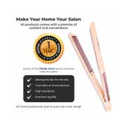 WINSTON Corded Hair Straightener Flat Iron Adjustable Temperature Setting 50W - Pink (1 pc)