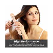 WINSTON Corded Hair Straightener Flat Iron Adjustable Temperature Setting 50W - Pink (1 pc)