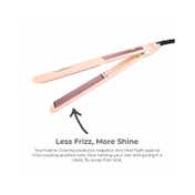 WINSTON Corded Hair Straightener Flat Iron Adjustable Temperature Setting 50W - Pink (1 pc)