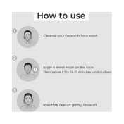 O3+ Alpha Men Energy White Charcoal Face Sheet Mask (30ml)