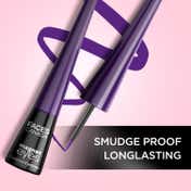 Faces Canada Magneteyes Color Eyeliner - Dramatic Purple, 4ml, Glossy Finish, 24HR Long-lasting (4 ml)