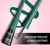 Faces Canada Magneteyes Color Eyeliner - Elegant Green, Glossy Finish, 24HR Long-lasting (4 ml)