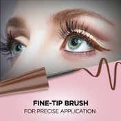 Faces Canada Magneteyes Color Eyeliner - Powerful Brown, Glossy Finish, 24HR Long-lasting (4 ml)