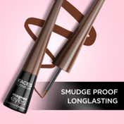 Faces Canada Magneteyes Color Eyeliner - Powerful Brown, Glossy Finish, 24HR Long-lasting (4 ml)