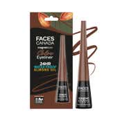 Faces Canada Magneteyes Color Eyeliner - Powerful Brown, Glossy Finish, 24HR Long-lasting (4 ml)