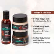 mCaffeine Miniature Coffee Body Detan Kit - (3Pcs)