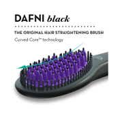 Dafni Hair Straightening Ceramic Brush - Black