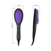 Dafni Hair Straightening Ceramic Brush - Black