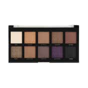 Profusion Cosmetics 10 Shade Multi Finish Eye Shadow Pallete - Smoky (16 g)