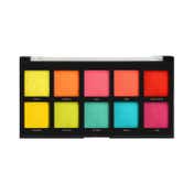 Profusion Cosmetics 10 Shade Eye Shadow Pallete - Neon (12 g)