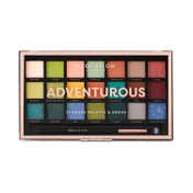 Profusion Cosmetics 21 Shade Eye Shadow Pallete & Brush - Adventurous (33.6 g)