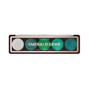 Profusion Cosmetics 5 Shade Glitter Eye Shadow Pallete - Emerald Gems (4.5 g)