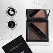 Faces Canada HD Shape Up Brow Kit - Brown 02, Eyebrow Duo Kit, Long-Lasting (2.8 g)