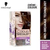 Schwarzkopf Colour Specialist At Home Permanent Hair Colour - 4.54 Medium Hazelnut Brown (165 ml)