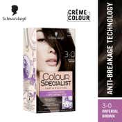 Schwarzkopf Colour Specialist At Home Permanent Hair Colour - 3.0 Imperial Brown (165 ml)
