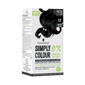 Schwarzkopf Simply Colour Permanent Hair Colour For 100% Grey Coverage- 1.00 Natural Black (142.5 ml)