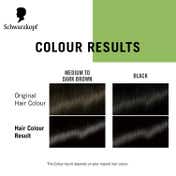 Schwarzkopf Simply Colour Permanent Hair Colour For 100% Grey Coverage- 1.00 Natural Black (142.5 ml)
