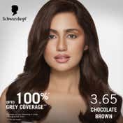 Schwarzkopf Simply Colour Permanent Hair Colour For 100% Grey Coverage-3.65 Chocolate Brown (142.5 ml)