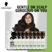 Schwarzkopf Simply Colour Permanent Hair Colour For 100% Grey Coverage-3.65 Chocolate Brown (142.5 ml)