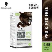 Schwarzkopf Simply Colour Permanent Hair Colour For 100% Grey Coverage - 4.65 Mocha Brown (142.5 ml)