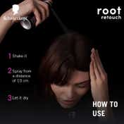 Schwarzkopf Root Retouch Instant Temporary Hair Spray - Black (120ml)
