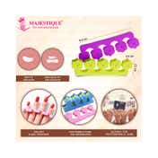 Majestique Nail Polish Remover & Toe Separator Set (4Pcs)