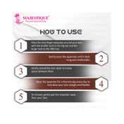 Majestique Foot Toe Finger Separator Pedicure Tool Kit - Color May Vary (4 pcs)