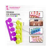 Majestique Foot Toe Finger Separator Pedicure Tool Kit - Color May Vary (4 pcs)