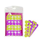 Majestique Foot Toe Finger Separator Pedicure Tool Kit - Color May Vary (4 pcs)