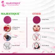 Majestique Professional Pocket Makeup Foldable Mirror With Compact Size - Pink