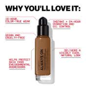Smashbox Always On Foundation - D20W (Level Two Dark With A Warm Undertone) (30 ml)