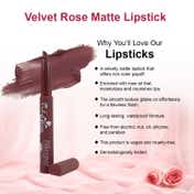 Daily Life Forever52 Velvet Rose Matte Lipstick Set of 2 Crayons (Heirloom,Burnet Rose) Combo