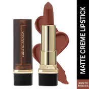 Faces Canada Comfy Matte Crème Lipstick, 8HR Long Stay, Intense Color - Back To Basics 14 (4.2 g)